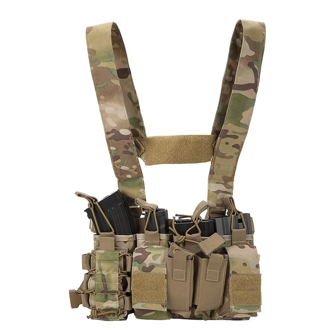 Light Weight Heavy Duty Utility Training Multi Pocket D3 Carrier Military Chest Rig for Army Hunting Airsoft Shooting - CP
Light Weight Heavy Duty Utility Training Multi Pocket D3 Carrier Military Chest Rig for Army Hunting Airsoft Shooting - CP