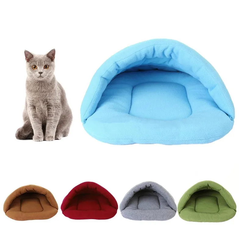 Small Medium Dog Cat Pet Beds Cotton - PeticaDeals