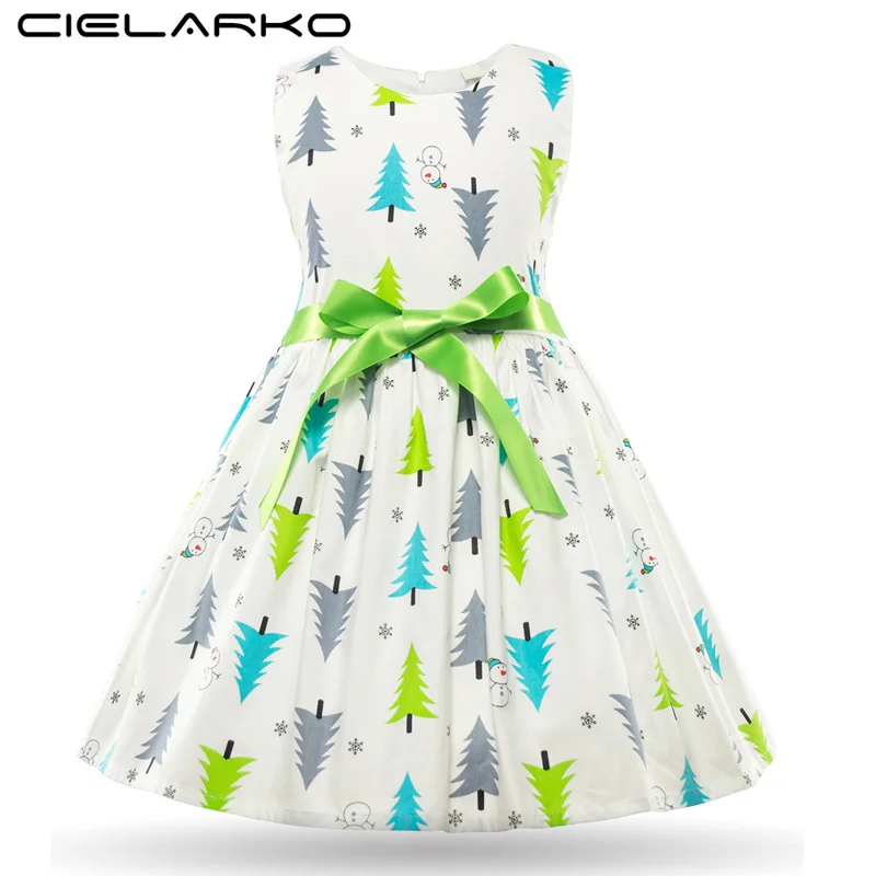 Cielarko/Обувь для девочек платье Повседневное Стиль хлопок принцесса Платья женщин