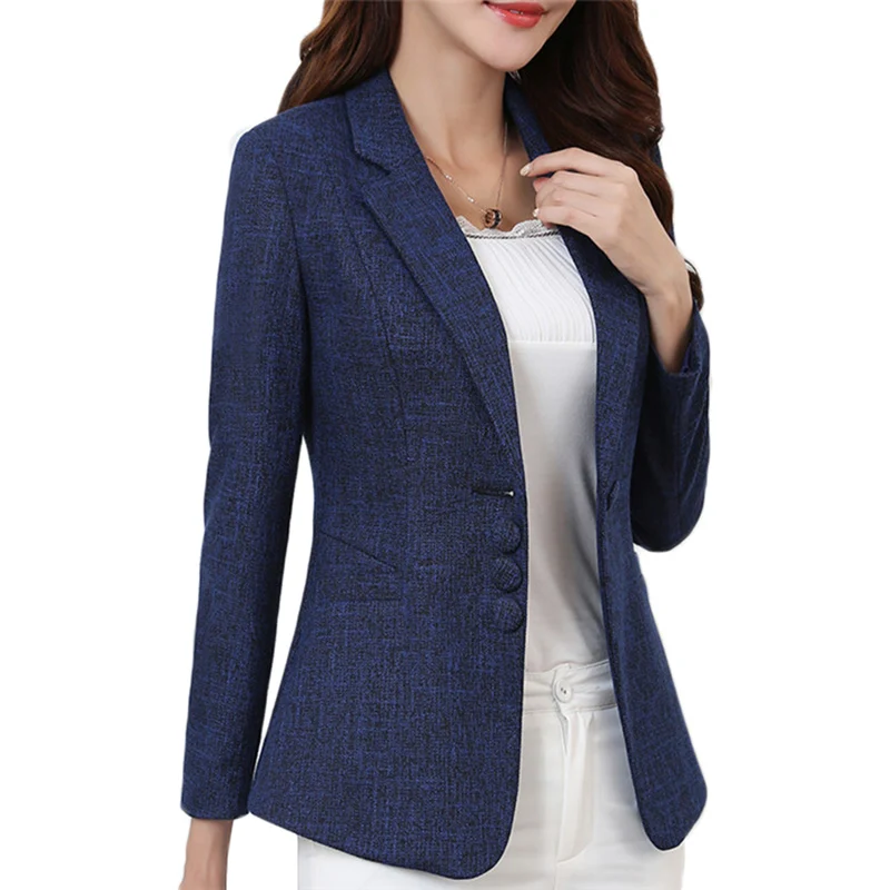 Spring Autumn New Short Cotton linen Suit Jacket Women Slim Korean Wild Casual small Suits Coat Gray Plus size Blazers 5XL F201
Spring Autumn New Short Cotton linen Suit Jacket Women Slim Korean Wild Casual small Suits Coat Gray Plus size Blazers 5XL F201