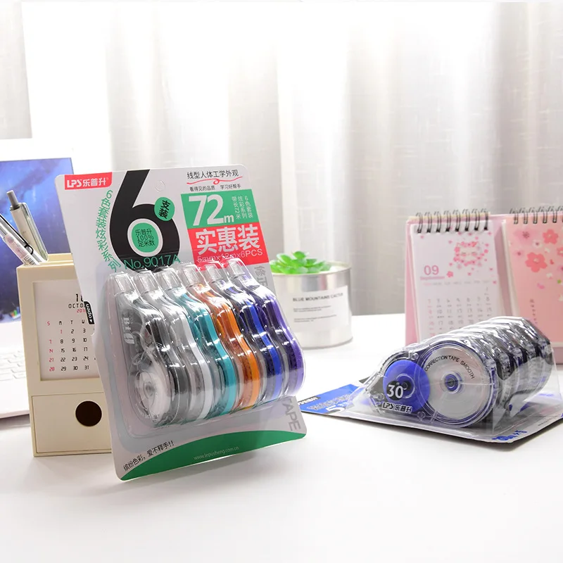 3/5/6 Pcs Writing Correction Tape Creative Roller Planner Modified Masking Tape Adhesive Tape Wholesale School Stationery Supply
3/5/6 Pcs Writing Correction Tape Creative Roller Planner Modified Masking Tape Adhesive Tape Wholesale School Stationery Supply