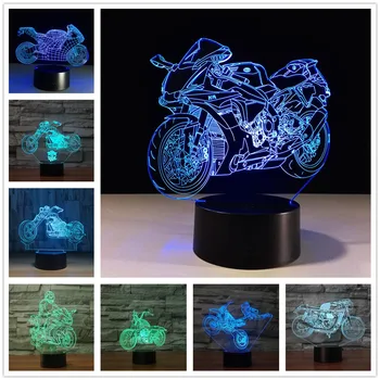3D Fast and Furious 8 Motorcycle LED Night Light Color Changeable Table Lamp Methacrylate plate children nightlight Lamparas
3D Fast and Furious 8 Motorcycle LED Night Light Color Changeable Table Lamp Methacrylate plate children nightlight Lamparas