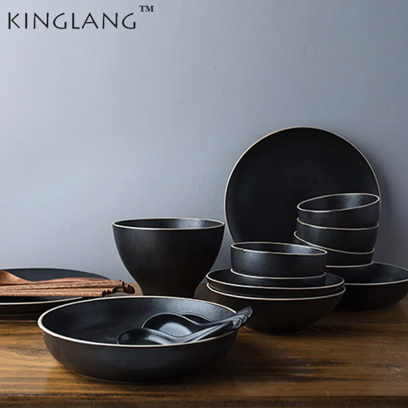 KINGLANG Ceramic Round Plate Rice Bowl Large Soup Bowl 6-Person Use Dinner Set Tableware
KINGLANG Ceramic Round Plate Rice Bowl Large Soup Bowl 6-Person Use Dinner Set Tableware