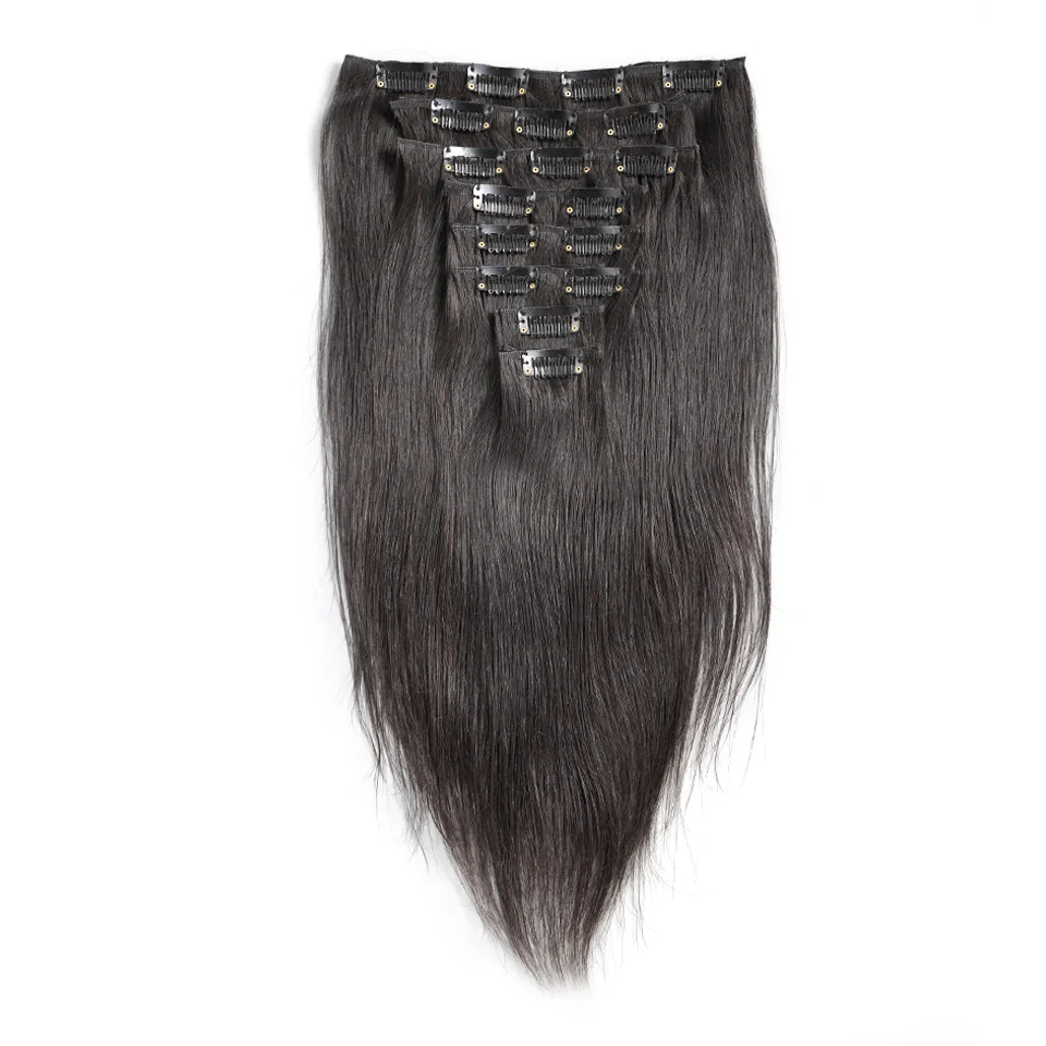 Halo Hair Clip In Human Hair Extensions Natural Color 8 Pieces/Set 100% Brazilia Remy Hair Full Head Sets 120G Free Shipping
Halo Hair Clip In Human Hair Extensions Natural Color 8 Pieces/Set 100% Brazilia Remy Hair Full Head Sets 120G Free Shipping