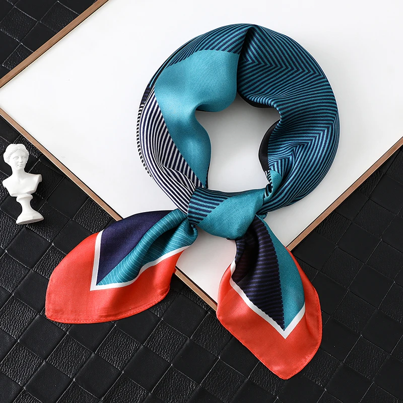 2019 Luxury Women Silk Scarf Square Foulard Hair Neck Scarfs Lady Office Head Band Fashion Print Female Scarves Hand Kerchief
2019 Luxury Women Silk Scarf Square Foulard Hair Neck Scarfs Lady Office Head Band Fashion Print Female Scarves Hand Kerchief