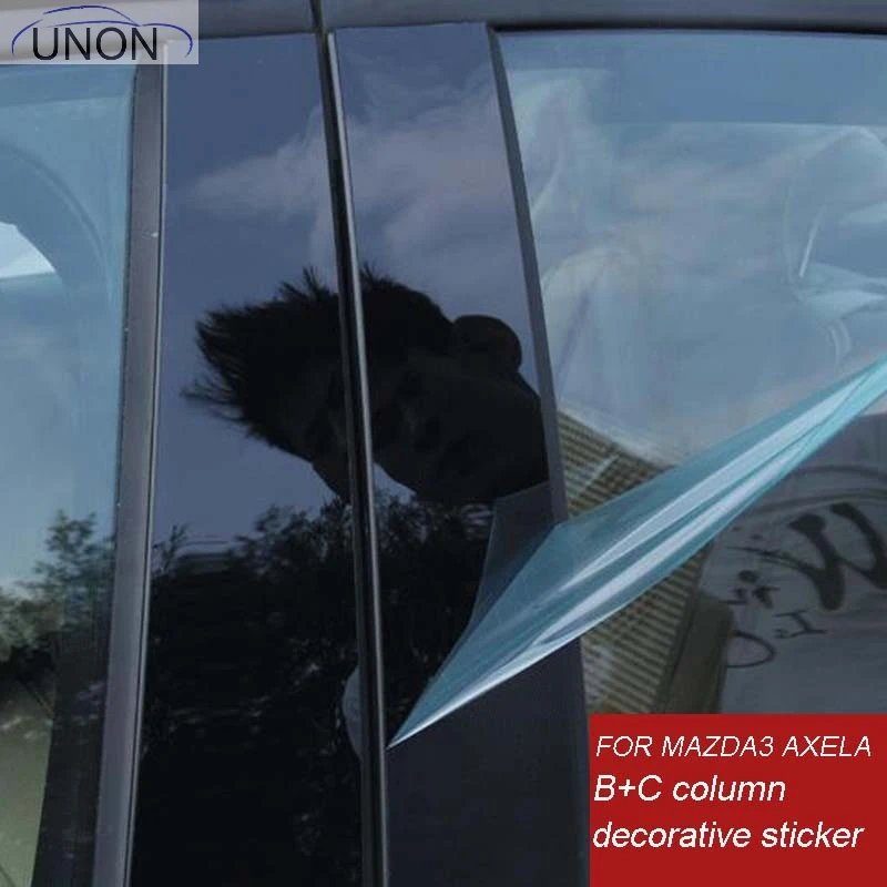 mirror reflection panel B+C column decorative sticker for MAZDA 3 AXELA 2014 2016 2017 10PCS/SET
mirror reflection panel B+C column decorative sticker for MAZDA 3 AXELA 2014 2016 2017 10PCS/SET