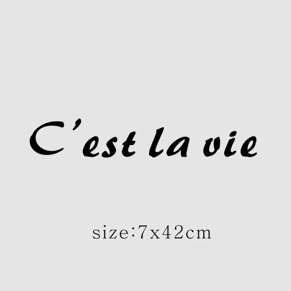 New Promotion This is Life French Quote Vinyl Wall StickersWallpaper for Living Room Bedroom Home Decoration Poster Art Mural
New Promotion This is Life French Quote Vinyl Wall StickersWallpaper for Living Room Bedroom Home Decoration Poster Art Mural