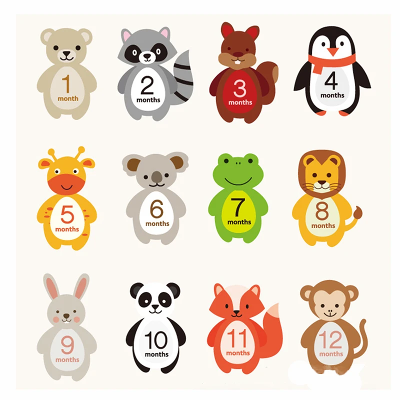Baby Photography Props Record Different Phase Baby Sticker Pregnant Women Month 1-12 Milestone Record Clothing Decor Stickers
Baby Photography Props Record Different Phase Baby Sticker Pregnant Women Month 1-12 Milestone Record Clothing Decor Stickers