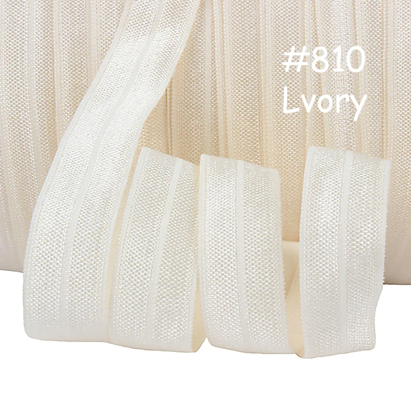#810 Ivory fold over elastic ribbons, perfect for wedding elastic fold over elastic
#810 Ivory fold over elastic ribbons, perfect for wedding elastic fold over elastic