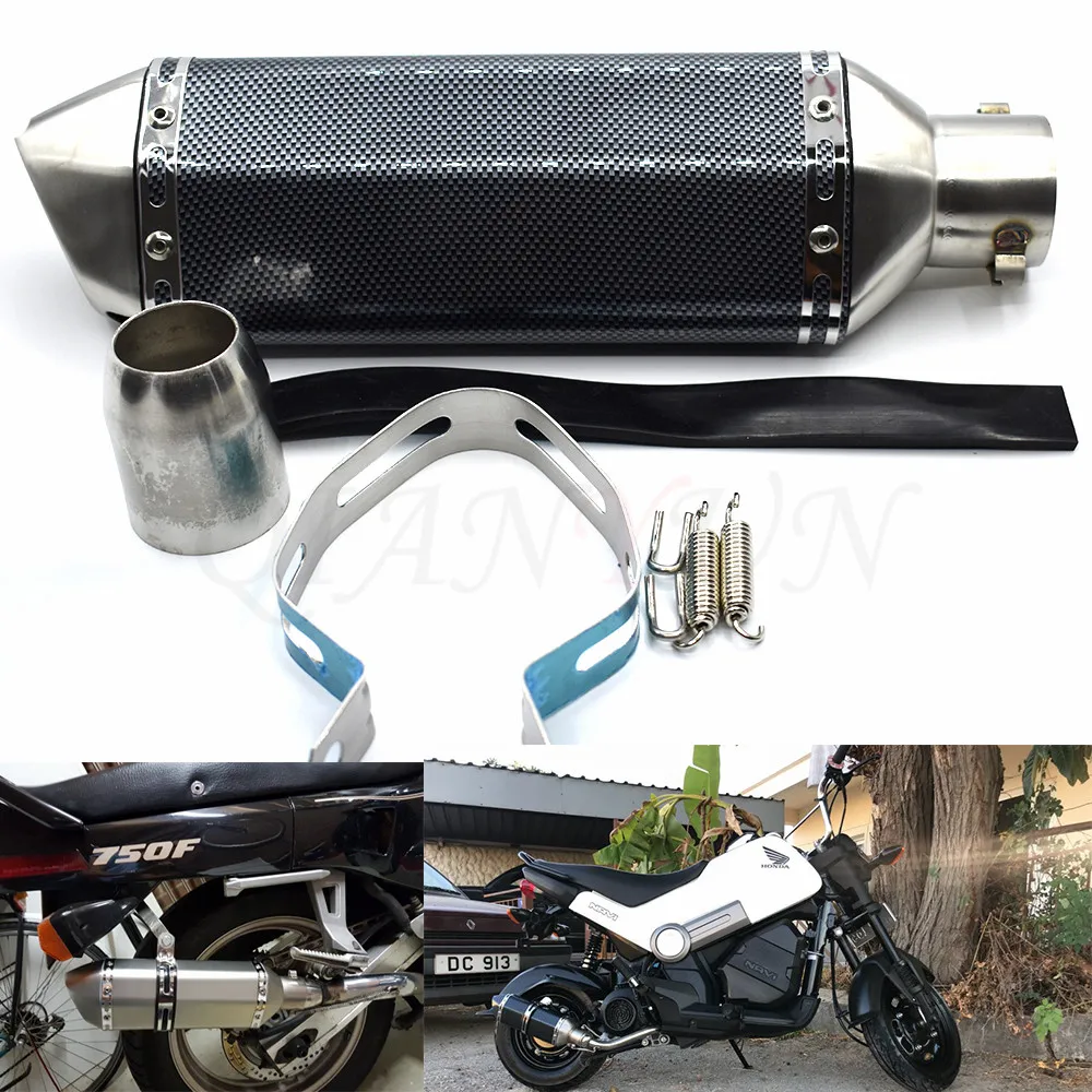 for Motorcycle parts Exhaust Universal 51mm Stainless Steel Motorbike Exhaust Pipe for SUZUKI GSF250 VS Bandit GJ74 GSF400 GK75
for Motorcycle parts Exhaust Universal 51mm Stainless Steel Motorbike Exhaust Pipe for SUZUKI GSF250 VS Bandit GJ74 GSF400 GK75