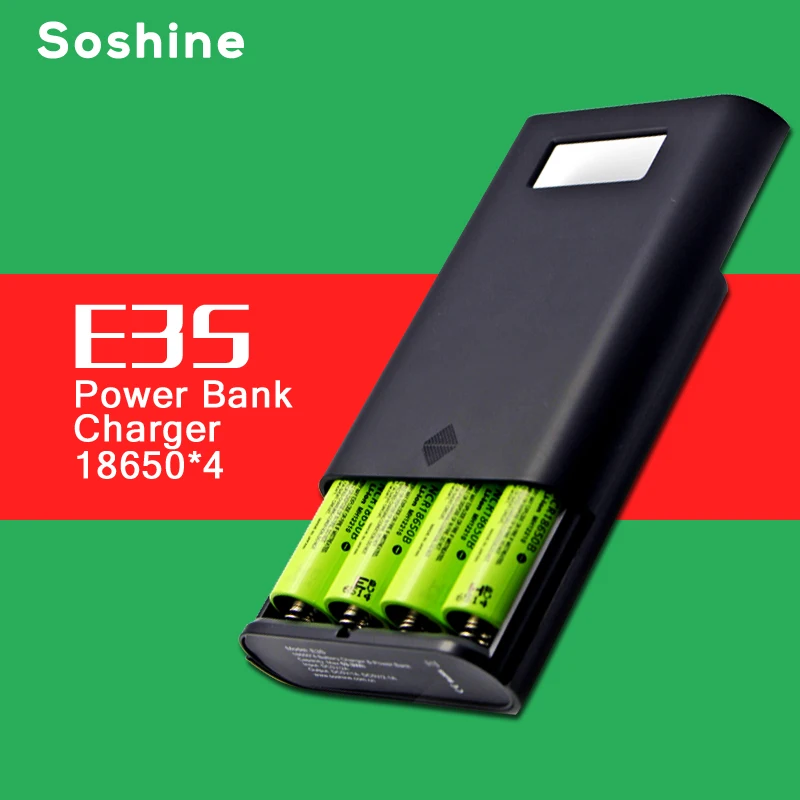 ELEGEEK E3S Authentic Original Portable Power Bank and Battery Charger with Dual USB and LCD Display for 18650 Battery
ELEGEEK E3S Authentic Original Portable Power Bank and Battery Charger with Dual USB and LCD Display for 18650 Battery