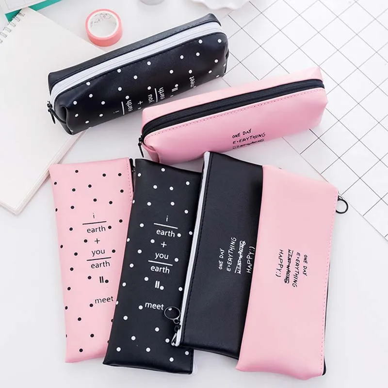 Sample Black Dot school Pencil Case Cute Pencil Box Pen Bag stationery pouch boys girls gift School Supplies zakka
Sample Black Dot school Pencil Case Cute Pencil Box Pen Bag stationery pouch boys girls gift School Supplies zakka