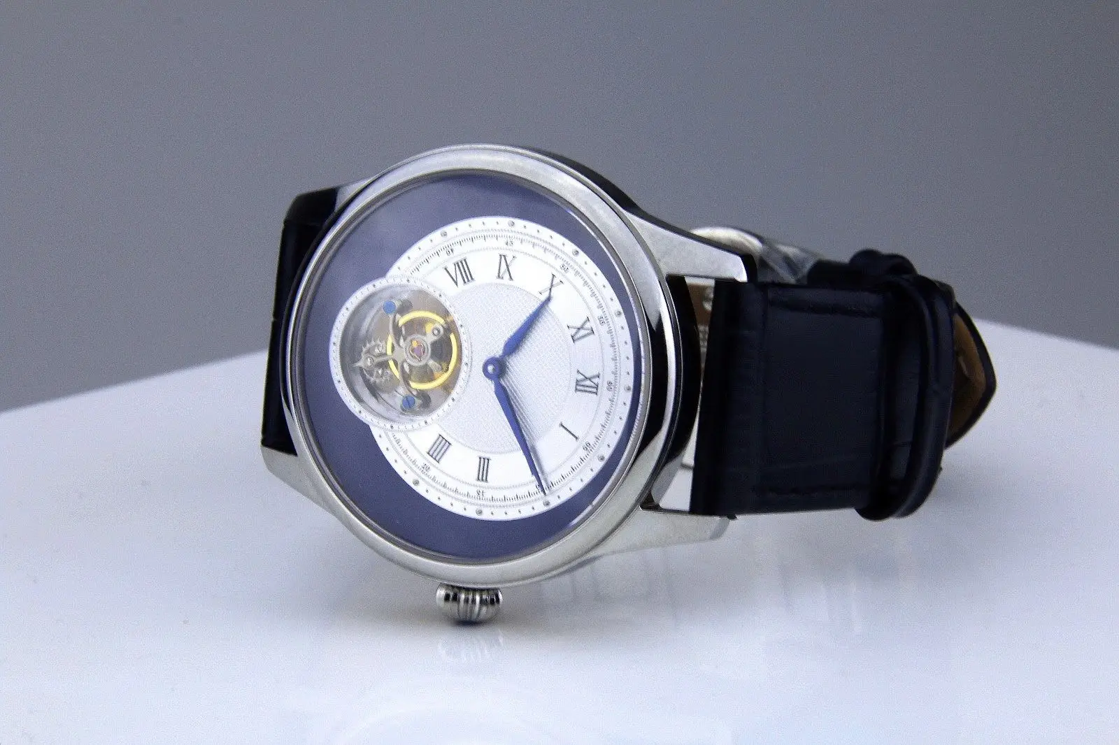 Tourbillon Wristwatch Movement Custom Your Own Brand Name 3d metal Dial Mens
Tourbillon Wristwatch Movement Custom Your Own Brand Name 3d metal Dial Mens