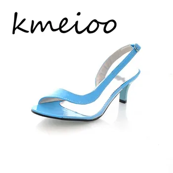Kmeioo Women Summer Fashion Bling Sandals Woman Sexy shoes Patent Leather High Heel Sandals
Kmeioo Women Summer Fashion Bling Sandals Woman Sexy shoes Patent Leather High Heel Sandals