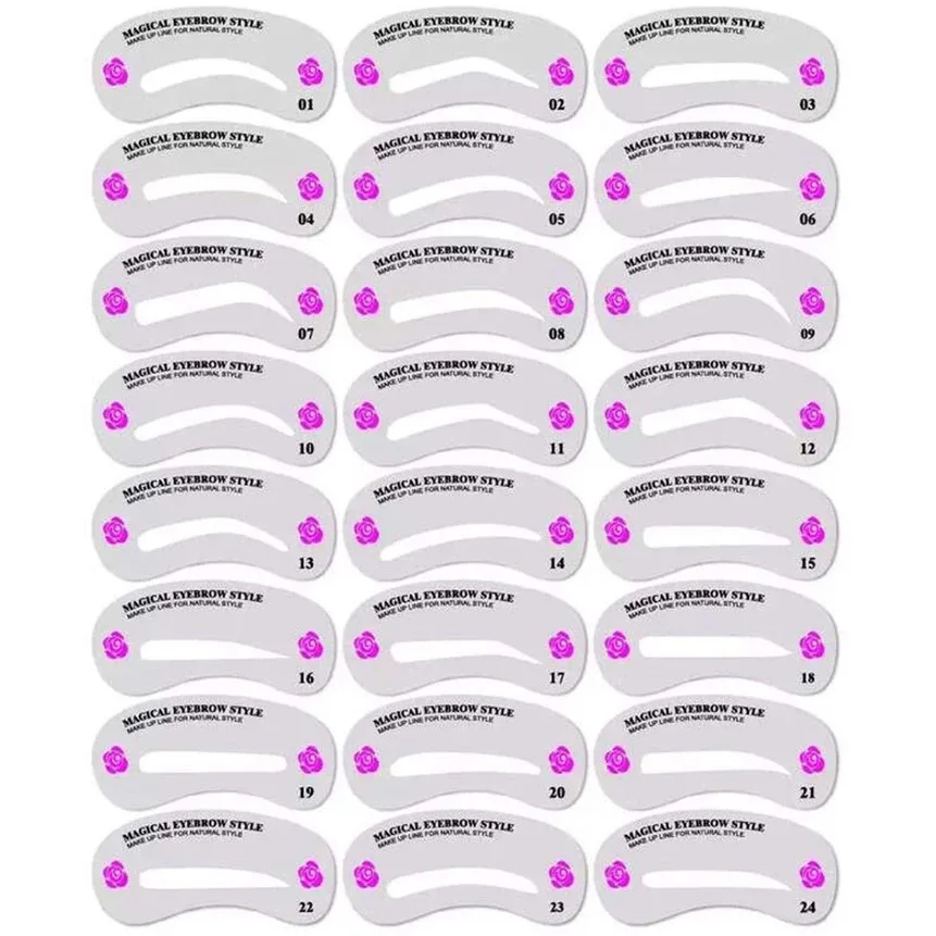 24Pcs/set Thrush Card Threading Eyebrow Makeup Tools Threading Artifact Thrush Aid Card Eyebrows Mold Cosmetic Accessories
24Pcs/set Thrush Card Threading Eyebrow Makeup Tools Threading Artifact Thrush Aid Card Eyebrows Mold Cosmetic Accessories