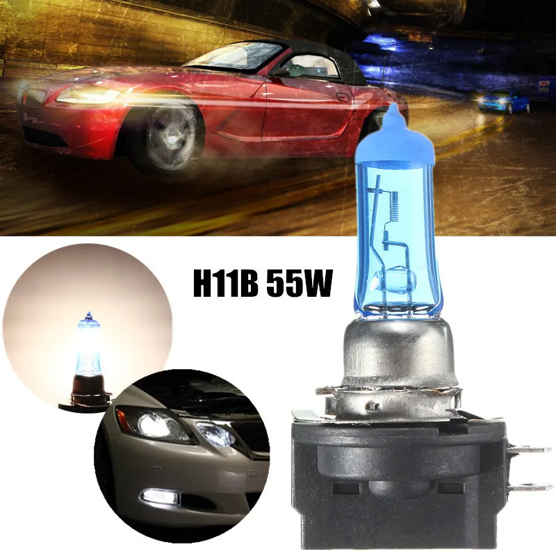 H11B 55W Super Bright Car Auto Low Beam Headlight Bulb Light White Lamp DC 12V 6000K Car Styling Light Source
H11B 55W Super Bright Car Auto Low Beam Headlight Bulb Light White Lamp DC 12V 6000K Car Styling Light Source