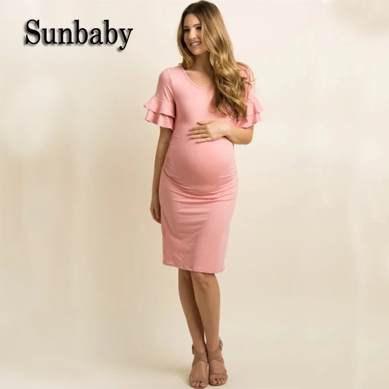 Sunbaby New Summer Fashion Elegant Ruffles Sleeve Solid Brief Design dress for pregnant women breastfeeding dress D520
Sunbaby New Summer Fashion Elegant Ruffles Sleeve Solid Brief Design dress for pregnant women breastfeeding dress D520