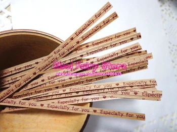 Kraft Paper printing Especially for you pet tie for gift packing, twist tie, bag tie Bag clips 1000pcs/lot Free shipping
Kraft Paper printing Especially for you pet tie for gift packing, twist tie, bag tie Bag clips 1000pcs/lot Free shipping
