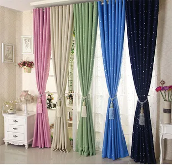Best-selling 250CM130CM Korean new style pastoral style star printing perforated finished shading window curtain
Best-selling 250CM130CM Korean new style pastoral style star printing perforated finished shading window curtain