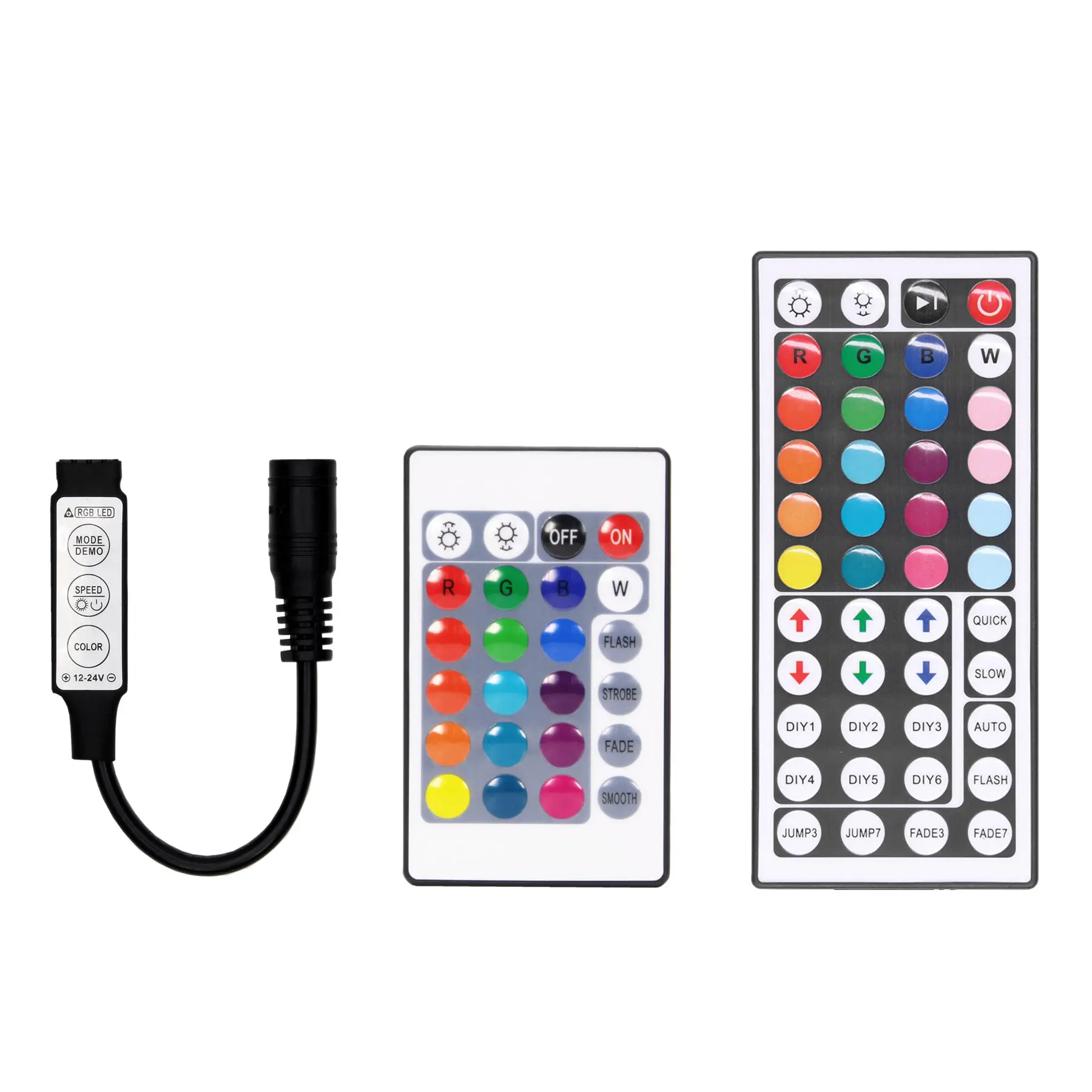 Led Controller LED IR RGB Controler LED Lights Controller IR Remote Dimmer 6A For RGB 3528 5050 LED Strip
Led Controller LED IR RGB Controler LED Lights Controller IR Remote Dimmer 6A For RGB 3528 5050 LED Strip