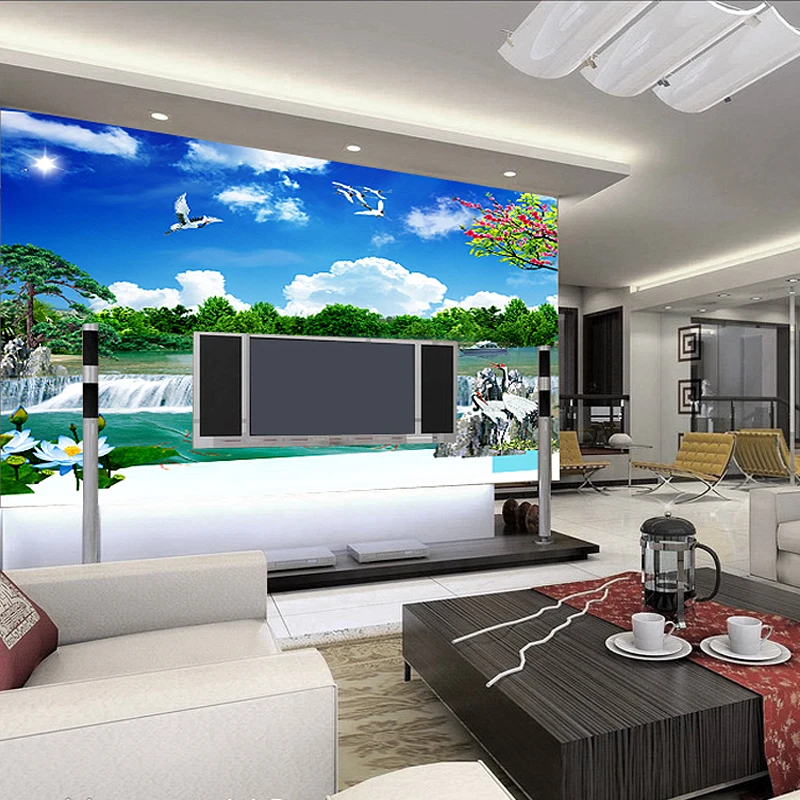 Custom 3d stereoscopic large mural of Chinese non-woven wallpaper the living room TV background wall paper blue sky and clouds
Custom 3d stereoscopic large mural of Chinese non-woven wallpaper the living room TV background wall paper blue sky and clouds