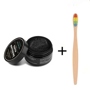 Teeth Whitening Powder Kit Natural Activated Charcoal Bamboo Toothpaste 30g Wooden Toothbrush Clean Tooth Coffee Stains Removal
Teeth Whitening Powder Kit Natural Activated Charcoal Bamboo Toothpaste 30g Wooden Toothbrush Clean Tooth Coffee Stains Removal