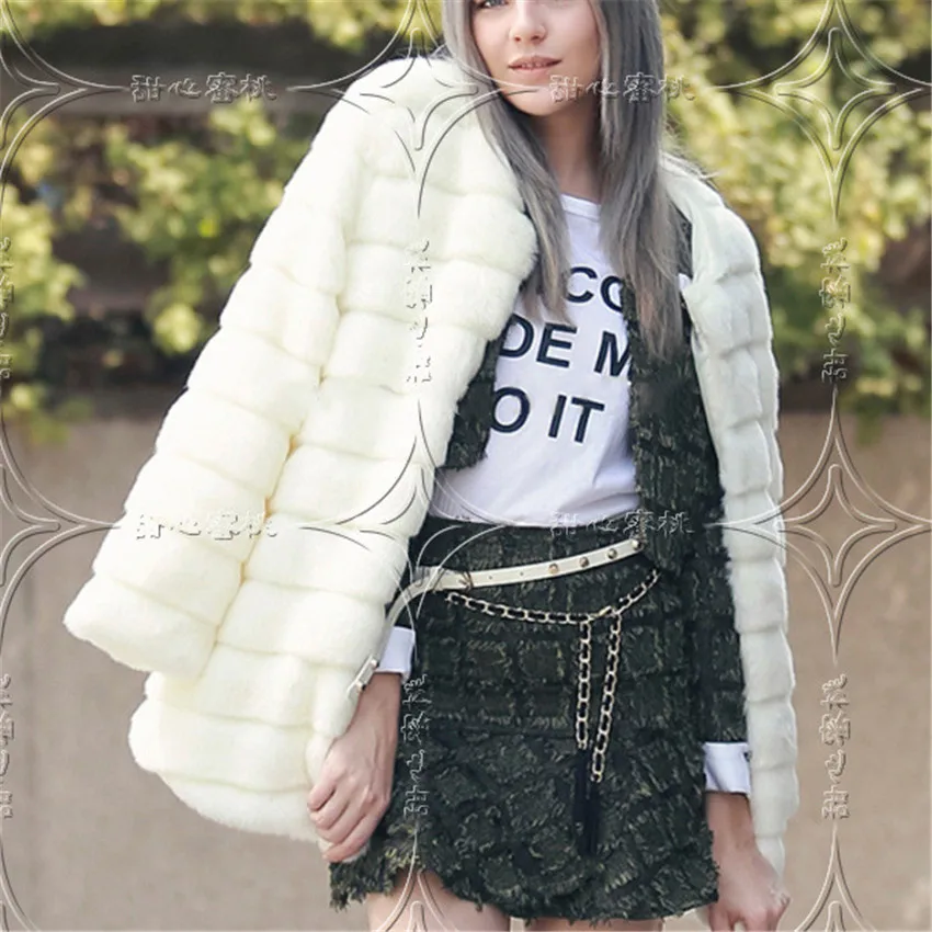 LANSHIFEI New Arrival Leisure Imitation Rabbit Fur Parka Faux Fur Jacket Women Winter Cothes Fashion Faux Fur Coat Fake Fur Coat
LANSHIFEI New Arrival Leisure Imitation Rabbit Fur Parka Faux Fur Jacket Women Winter Cothes Fashion Faux Fur Coat Fake Fur Coat