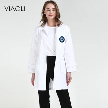 Viaoli long Sleeve women Medical Coat Uniform Medical Lab Coat Hospital Doctor Clothes suit collar
Viaoli long Sleeve women Medical Coat Uniform Medical Lab Coat Hospital Doctor Clothes suit collar