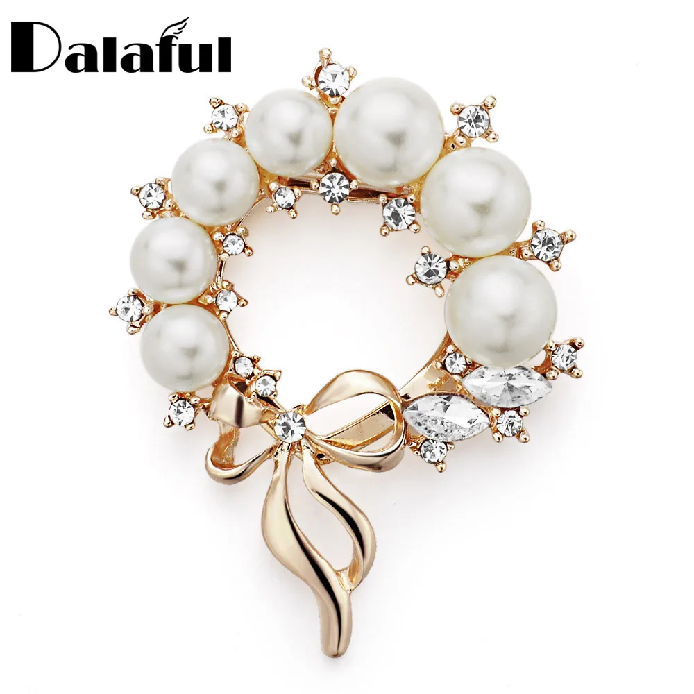 Dalaful Wedding Bridal Dual Purpose Imitation Pearl Brooches Pin Flower Rhinestone Scarf Clip Crystal Gift For Women Z026
Dalaful Wedding Bridal Dual Purpose Imitation Pearl Brooches Pin Flower Rhinestone Scarf Clip Crystal Gift For Women Z026