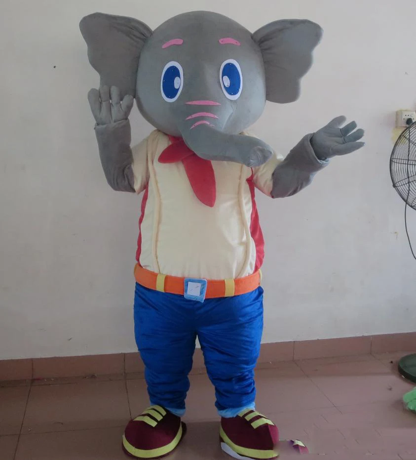 Discount factory sale pink/grey elephant mascot costume suit for adults for sale
Discount factory sale pink/grey elephant mascot costume suit for adults for sale