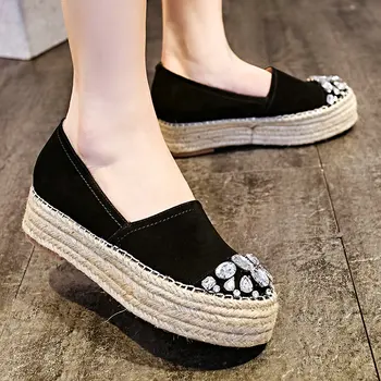 Genuine Suede Leather Women's Platform Sneakers 2020 Women Slip On Flats Creepers Moccasins Woman Casual Shoes black pink gray
Genuine Suede Leather Women's Platform Sneakers 2020 Women Slip On Flats Creepers Moccasins Woman Casual Shoes black pink gray