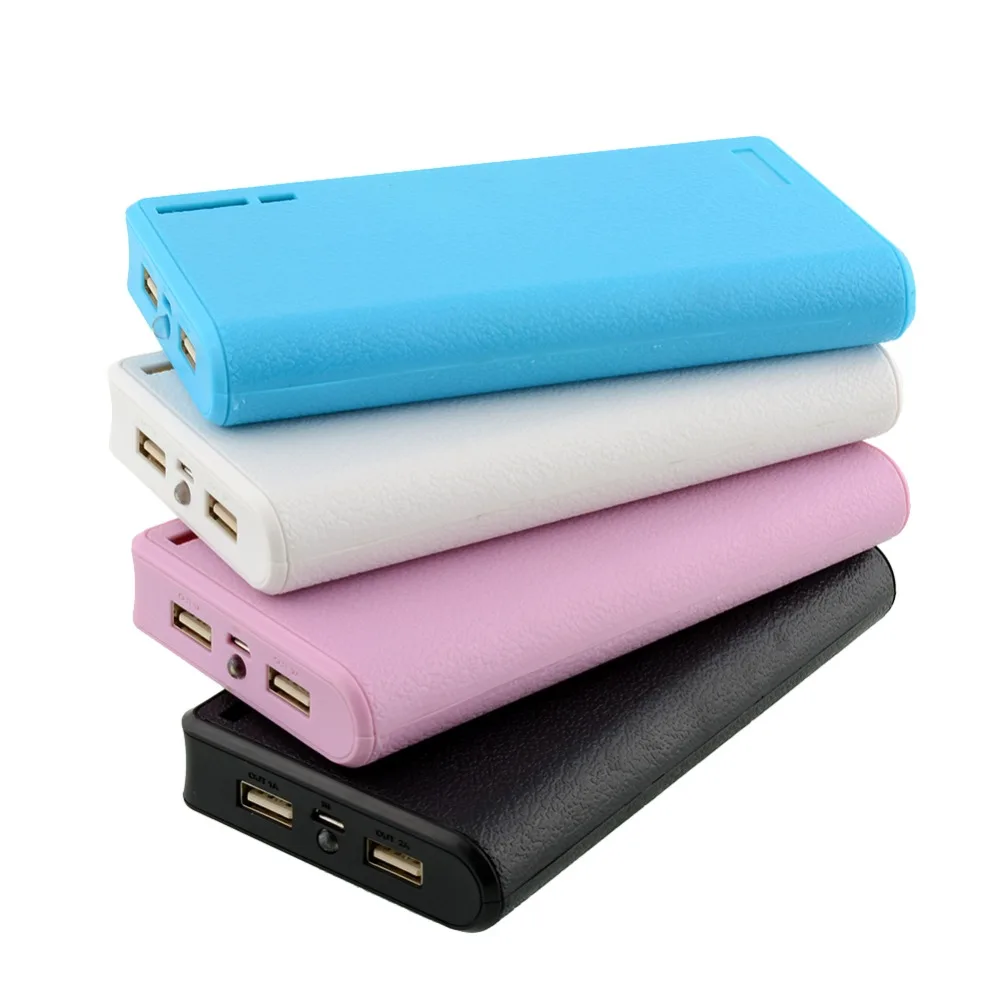 New High Quality USB LED Power Bank Charger 6pcs 18650 Battery Box Case 4 Colors for choose
New High Quality USB LED Power Bank Charger 6pcs 18650 Battery Box Case 4 Colors for choose