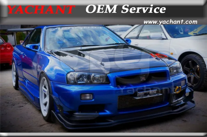 Car-Styling FRP Fiber Glass Front Diffuser Lip with Undertray Fit For 1999-2002 Skyline R34 GTR AS Style Front Lip
Car-Styling FRP Fiber Glass Front Diffuser Lip with Undertray Fit For 1999-2002 Skyline R34 GTR AS Style Front Lip