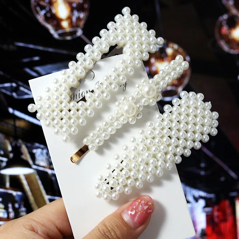 2019 New Fashion Women 1pc Pearl Hair Clip Snap Hair Barrette Stick Hairpin Hair Styling Accessories For Women Girl Dropshipping
2019 New Fashion Women 1pc Pearl Hair Clip Snap Hair Barrette Stick Hairpin Hair Styling Accessories For Women Girl Dropshipping