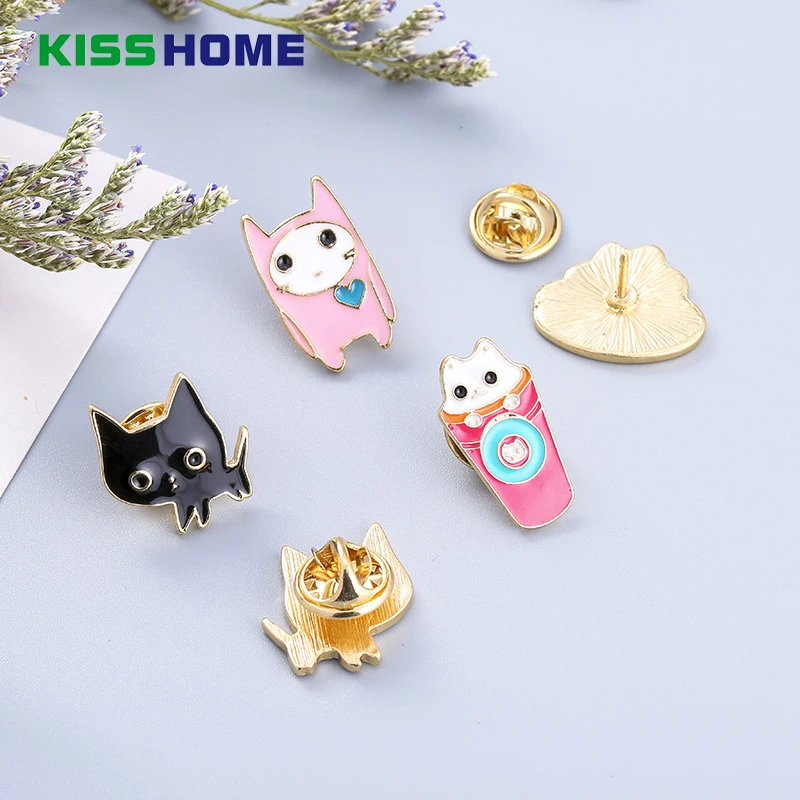 Cartoon Enamel Pins Couple Brooch Accessories Funny Cute Cat Coffee Cup Drop Oil Brooches Mini Badge Gift for Coffee Lovers
Cartoon Enamel Pins Couple Brooch Accessories Funny Cute Cat Coffee Cup Drop Oil Brooches Mini Badge Gift for Coffee Lovers