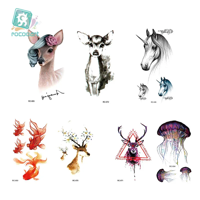 RC Series Water Transfer Waterproof High Quality Samll Animal Cute Temporary Tattoos Stickerd on Body
RC Series Water Transfer Waterproof High Quality Samll Animal Cute Temporary Tattoos Stickerd on Body