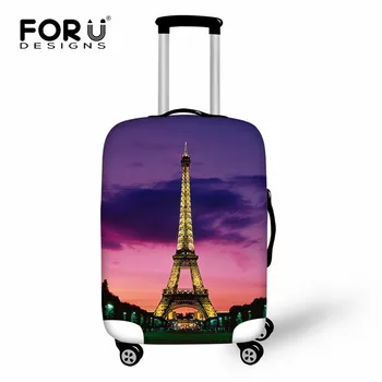 FORUDESIGNS Eiffel Tower Travel Luggage Suitcase Protective Cover Stretch Dustproof Protective Cover Apply to 18-30inch Cases
FORUDESIGNS Eiffel Tower Travel Luggage Suitcase Protective Cover Stretch Dustproof Protective Cover Apply to 18-30inch Cases