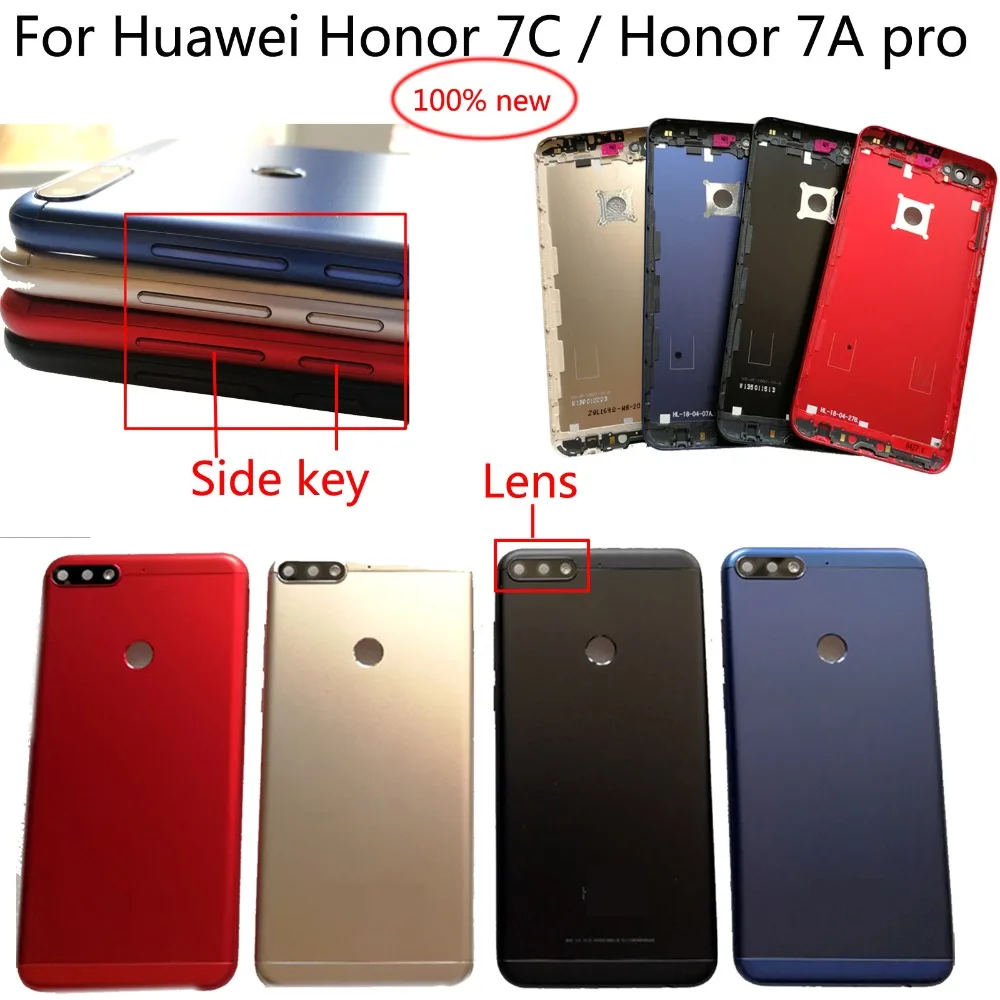 100% Orig New 6" For Huawei Honor 7C LND-AL30 LND-AL40 TL29 TL30 TL40 Rear Back Door Housing Battery Door Cover + Side Key Lens
100% Orig New 6" For Huawei Honor 7C LND-AL30 LND-AL40 TL29 TL30 TL40 Rear Back Door Housing Battery Door Cover + Side Key Lens