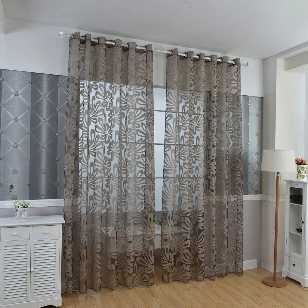 1Pc Flower Curtain Window Tulle Window Treatment Voile Drape Living Room Curtain Sheer Scarf Valances Home Textile Decoration
1Pc Flower Curtain Window Tulle Window Treatment Voile Drape Living Room Curtain Sheer Scarf Valances Home Textile Decoration