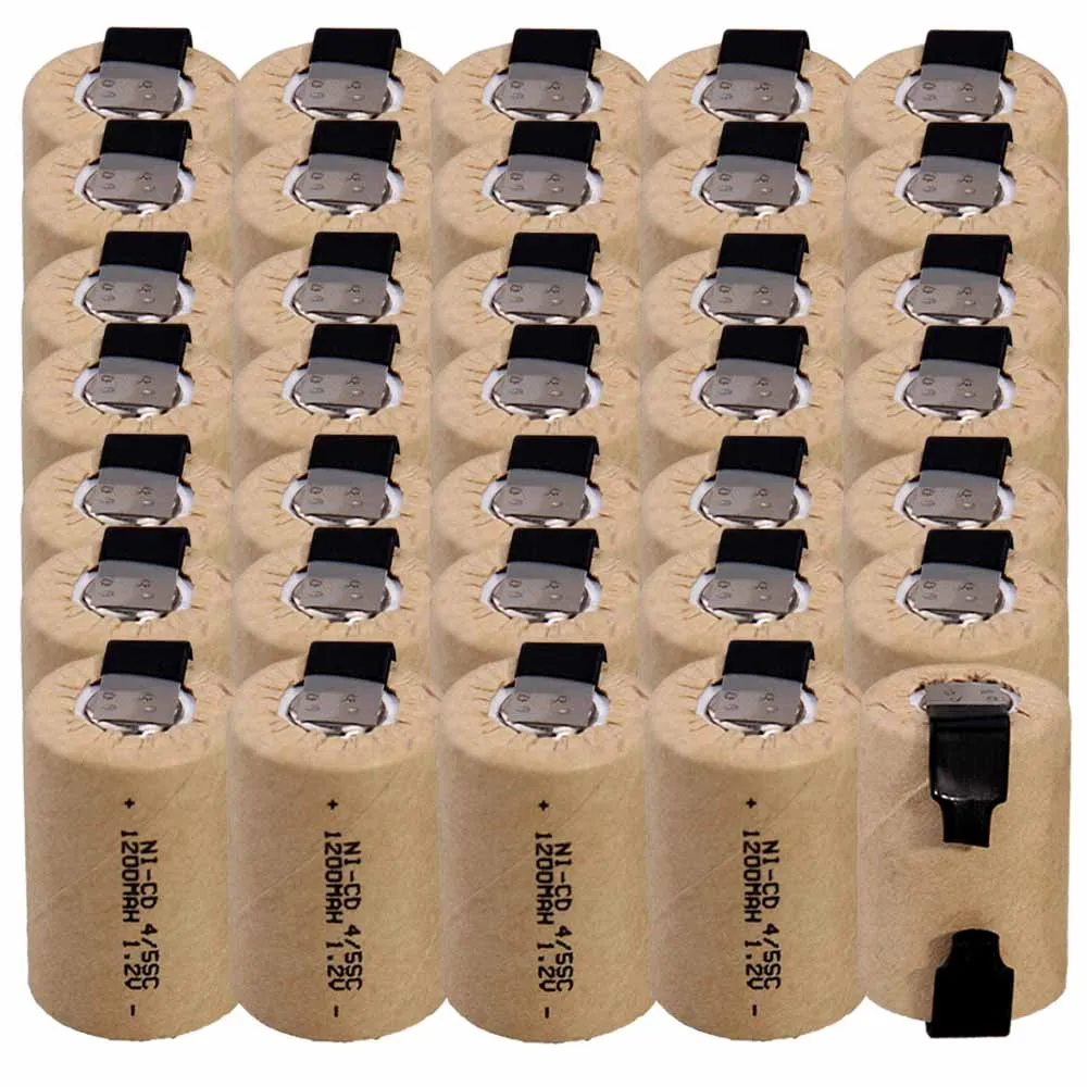 Lowest price 35 piece 4/5SC battery 1.2v batteries rechargeable 1200mAh nicd battery for power tools akkumulator
Lowest price 35 piece 4/5SC battery 1.2v batteries rechargeable 1200mAh nicd battery for power tools akkumulator