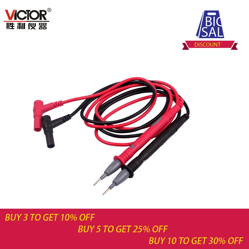 1Pair Universal Probe Test Leads Cable 1000V 20A For Multimeter Meter VC99 VC97 vc9808
1Pair Universal Probe Test Leads Cable 1000V 20A For Multimeter Meter VC99 VC97 vc9808