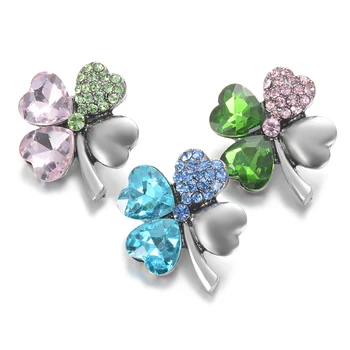 Four Leaf Clover Gingersnaps Jewelry 3 Colors 18mm Vocheng Snap Charms Interchangeable Jewelry Snap Button Vn-2008
Four Leaf Clover Gingersnaps Jewelry 3 Colors 18mm Vocheng Snap Charms Interchangeable Jewelry Snap Button Vn-2008