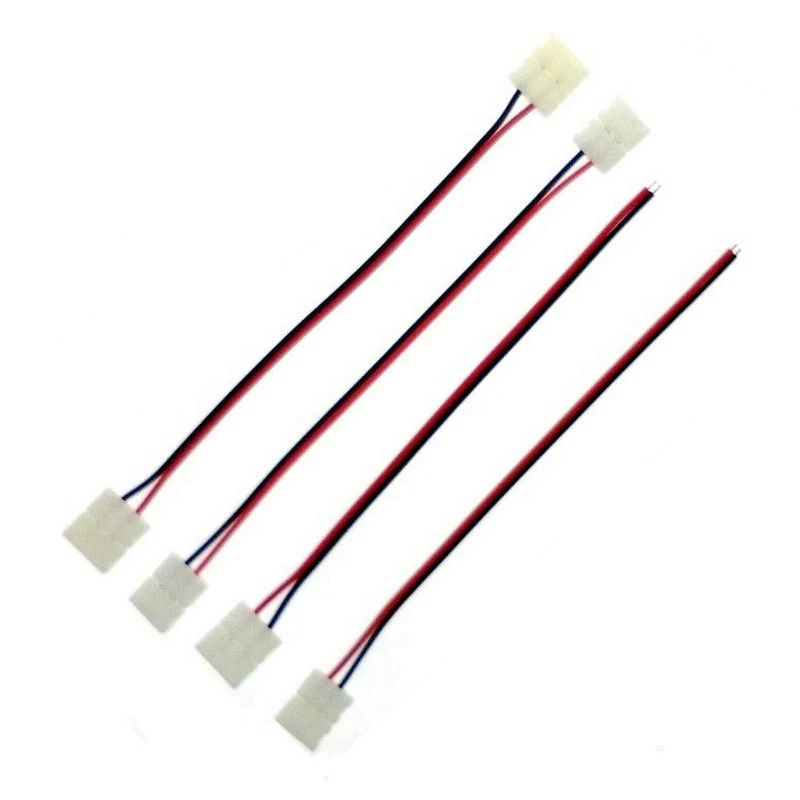 LED Strip Connector 5pcs/lot 2pin 10mm / 2pin 8mm with Wire Free Welding Connector for Strip connecting
LED Strip Connector 5pcs/lot 2pin 10mm / 2pin 8mm with Wire Free Welding Connector for Strip connecting