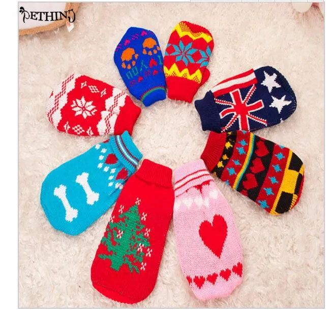 Fashion warm cute pet clothes dog sweater with all kinds of print puppy colthes Multicolor supply
Fashion warm cute pet clothes dog sweater with all kinds of print puppy colthes Multicolor supply