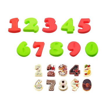 1 Set Of Silicone Number Shaped Baking Bakeware Dessert Cake Mold Birthday Mould Baby Bake Pan Party Celebration
1 Set Of Silicone Number Shaped Baking Bakeware Dessert Cake Mold Birthday Mould Baby Bake Pan Party Celebration