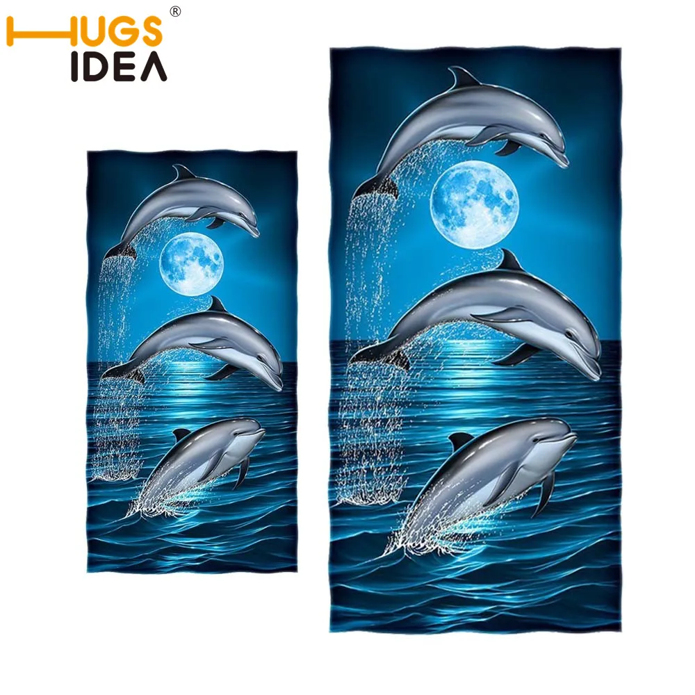 HUGSIDEA Shark Dolphin Ocean Printed Towel Sets Cotton Beach Bath Towels for Adults High Quality Soft Face Towels Hand Towel
HUGSIDEA Shark Dolphin Ocean Printed Towel Sets Cotton Beach Bath Towels for Adults High Quality Soft Face Towels Hand Towel