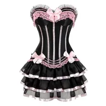 Bustier Lingerie Corset Lace up pink corsets for girl's Overbust Plus Size and Princess dress tutu skirt corset victorian corset
Bustier Lingerie Corset Lace up pink corsets for girl's Overbust Plus Size and Princess dress tutu skirt corset victorian corset