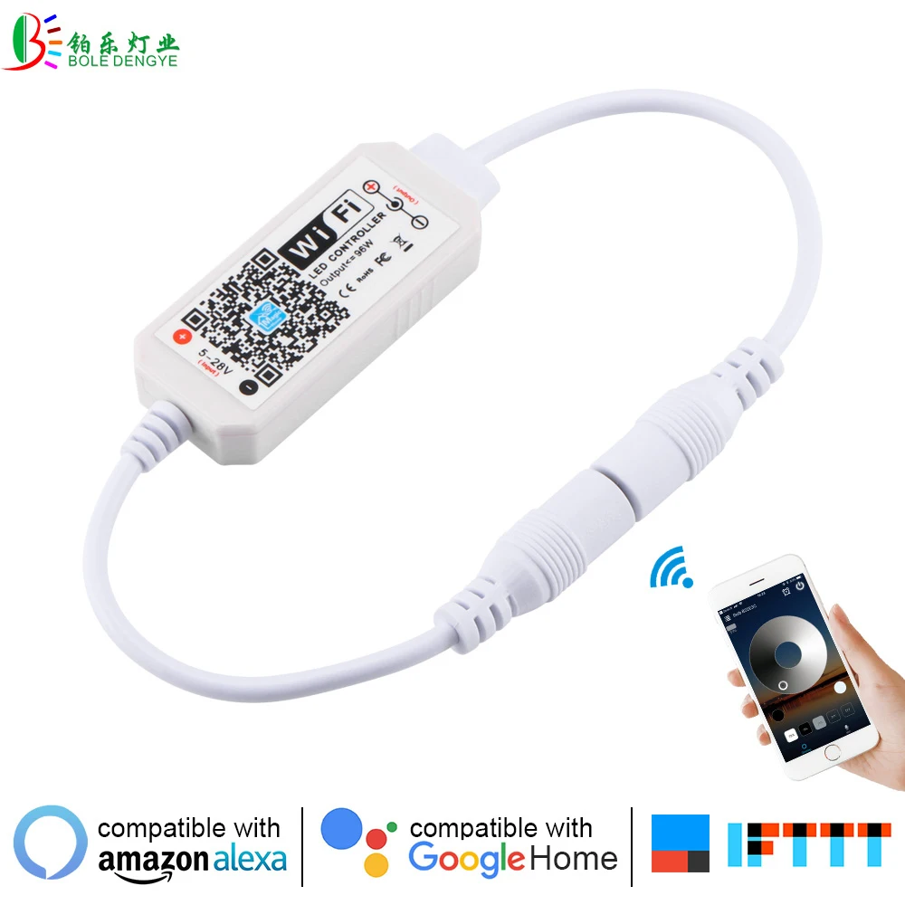 LED WIFI Dimmer Controller Dimmable Magic Home Pro Control work with Alexa Google Home IFTTT WIFI Switch For 5050 5630 LED Strip
LED WIFI Dimmer Controller Dimmable Magic Home Pro Control work with Alexa Google Home IFTTT WIFI Switch For 5050 5630 LED Strip