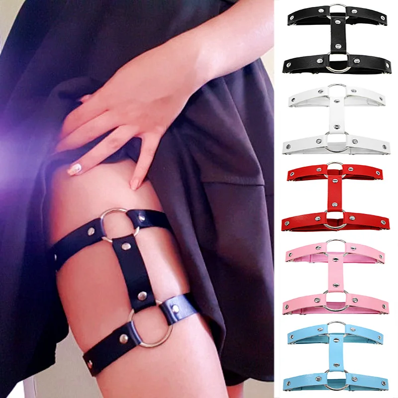 Punk Goth Elastic Leg Harness PU Leather Thigh High Exotic Lingerie Sexy Garters For Women Party Nightclub Sexy Suspender Belt
Punk Goth Elastic Leg Harness PU Leather Thigh High Exotic Lingerie Sexy Garters For Women Party Nightclub Sexy Suspender Belt