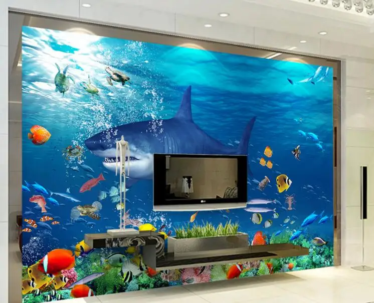 3d room wallpaper custom photo mural Shark sea blue sea background 3d wall murals wallpaper for living room home decor
3d room wallpaper custom photo mural Shark sea blue sea background 3d wall murals wallpaper for living room home decor